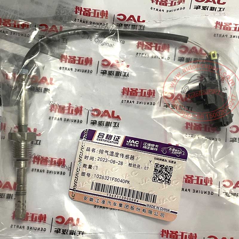 1026321FD040A Original Exhaust GAS Temperature Sensor for JAC T6 T8 10