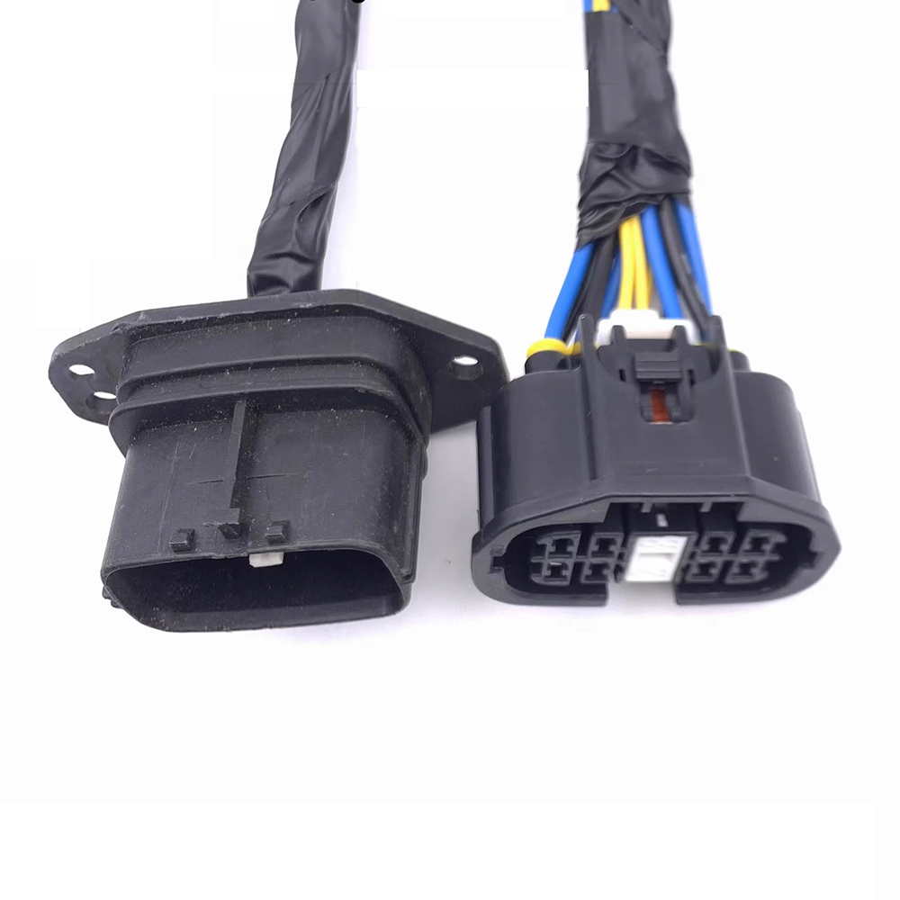 One Pair Original 12 Pin Headlight Assembly Wiring Harness Plug for Ma