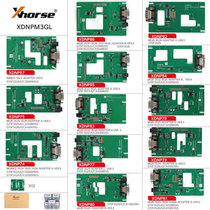 Pre-order 2024 Xhorse MQB48 No Disassembly No Soldering 13 Full Set Adapters XDNPM3GL