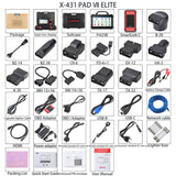 2025 Launch X-431 PAD VII PAD 7 Elite Automotive Diagnostic Tool Support Online Coding Programming and ADAS Calibration 
