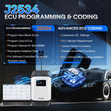 2025 XTOOL X100 MAX 2 Auto Key Programmer with J2534 VCI and KC501 Supports 42 Service Functions ECU Programming Topology Update of X100 PAD3 