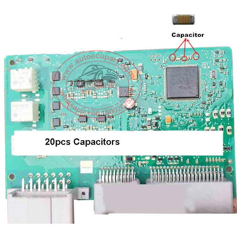 20pcs Capacitors for Land Rover, Jaguar KVM Module Repair – autoecupart