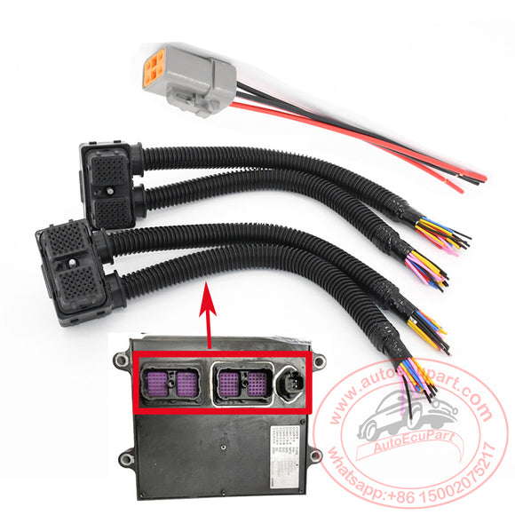 3pcs/set Full ECU Harness Connectors for 4988820 CM2150 ECM for Dongfeng DF-1516B Truck Engine Computer