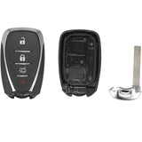4 Button Smart Key Shell Cover Keyless Entry Fob Case for Chevy Camaro Malibu Equinox Cruze Trax Volt 2016-2020 HYQ4AA HYQ4EA