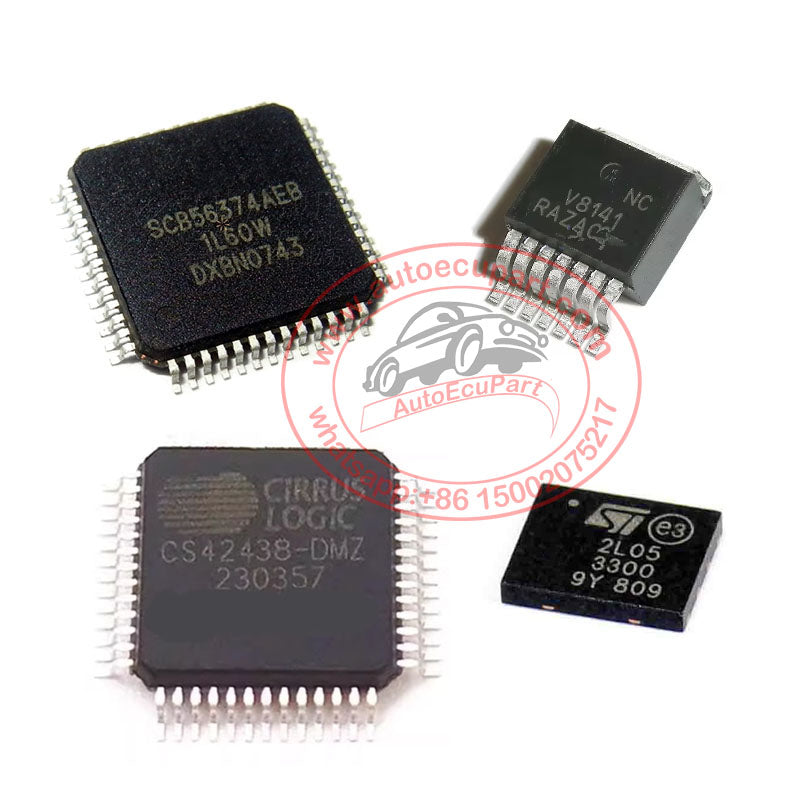 4pcs/Kit SCB56374AEB, NCV8141, 2L05, CS42438 IC for GM Chevrolet Cadil ...