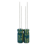5pcs 35V 47UF JCCON Aluminum Electrolytic Capacitor 5x11mm High Frequency Low ESR 35V47UF