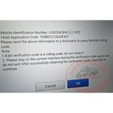 8 Digit IMMO PIN Code Calculation Service for BYD Shark, Sealion, Dolphin, QIN, Tang, Song, Han New models