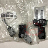 9673257480 9674001080 Ignition Switch Door Lock Cylinder with 2pcs Flip Remote Key 433MHz ID46 for Peugeot 208 2008