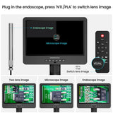 Andonstar AD249SM Trinocular HDMI 10.1" IPS LCD USB Digital Microscope 2000X for Electronics Soldering PCB Repair