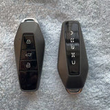 Black Smart Key Shell Remote Case for JAECOO J6 Chery Icar 03, Icar03, Icar03T, EQ7, EQ5 3 Buttons