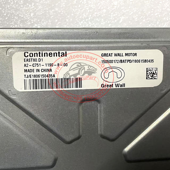 Continental 150500172 TCM BATPD A2-C751-1190-8 Gearbox Control Unit for Greatwall Haval H6 