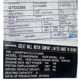 Continental EAST80.D1 150500009 BATPD A2-C751-1190-8 Gearbox Control Unit for Greatwall H6 TCM