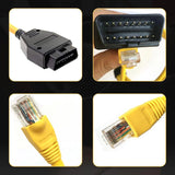 ENET Ethernet Cable For BMW OBD ICOM E-SYS ISTA Bimmercode F- Series OBD2 cable