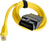 ENET Ethernet Cable For BMW OBD ICOM E-SYS ISTA Bimmercode F- Series OBD2 cable