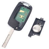 Full Ignition Lock Set + Left Door Lock + 2pcs Flip Remote Key 433MHz 47 Chip for Chevrolet Captiva (Baojun 530)
