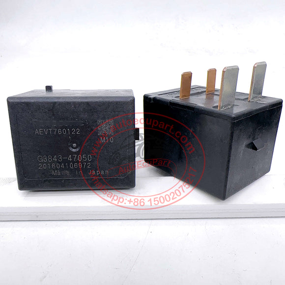G3843-47050, AEVT 760122 4PIN M10 Relay for Toyota RAV4 XA40 Lexus CT200 RX450H 2016-2020 Hybrid Battery