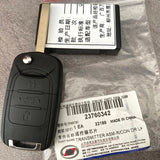 Genuine 23760342 Flip Remote Key 433MHz for WULING Journey MPV VAN 3 Button