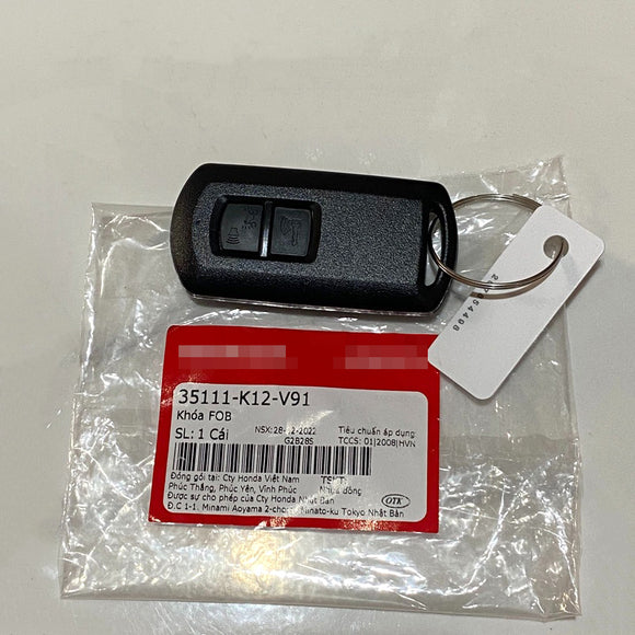 Genuine 35111-K12-V91 Smart Key 433.92MHZ 47 Chip Fob for Honda Lead 125 2019+, VISION, AIR BLADE 125 (35111K12V91)