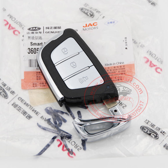 Genuine 3605800U0011A Smart Key for JAC 7S S7 T6 433MHz ID47 3 Button Proximity