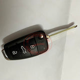 Genuine 3704020U8910-F002 Flip Remote Key for JAC M4 433MHz ID46 PCF7936 3 Button