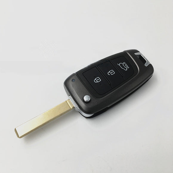 Genuine 95430-J9800 Flip Remote Key 433Mhz 4D60 for Hyundai Kona 2018-2020 3 Button, OKA-450T