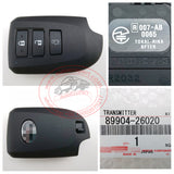 Genuine BF1ER 89904-26020 314MHz Smart Key 3 Button for Toyota Hiace, Regiusage 2013-