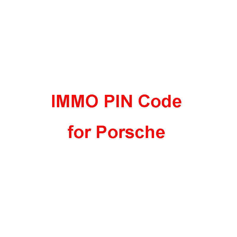 IMMO PIN Code for Porsche Calculation Service – autoecupart