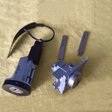 Ignition Lock Set + Left Door Lock + 2pcs cut Emergency Key blade for Chevrolet Captiva Groove (Baojun 510 530)