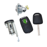 Ignition Lock Set + Left Door Lock + Transponder Key + Flip Remote 433MHz 47 Chip for Chevrolet Groove (Baojun 510)