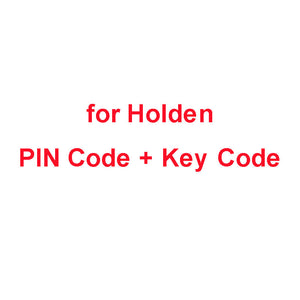 Immo PIN code, Key Code Calculation for Holden