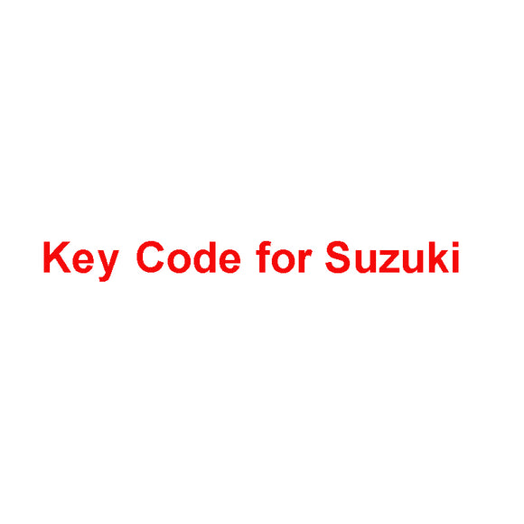 Key Code Calculation for Suzuki