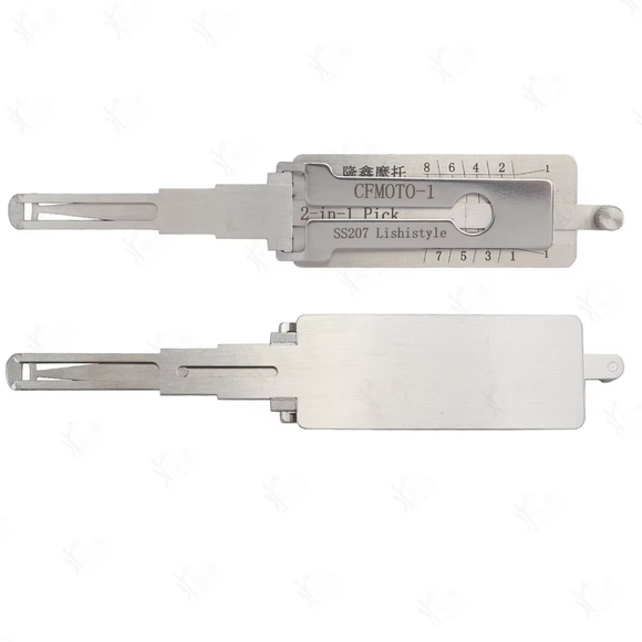Lishi 2 in 1 SS207 Locksmith Tools for CFMOTO 250SR 250NK 650MT 650NK