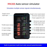 MN300 Auto Sensor Simulator 12V-24V Automotive Rail Oxygen Oil Pressure Flow Sensor Signal Tester
