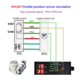 MN300 Auto Sensor Simulator 12V-24V Automotive Rail Oxygen Oil Pressure Flow Sensor Signal Tester