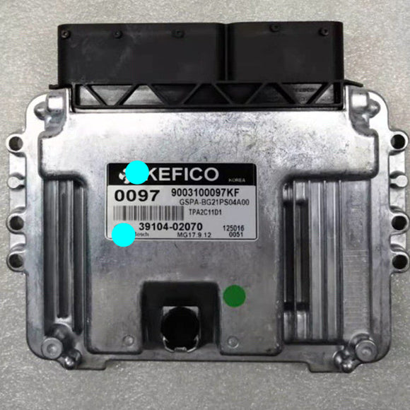 New 0097 MG17.9.12 ECU 39104-02070 ECM for Hyundai Kia Electric Control Module 3910402070
