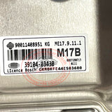 New 39104-03430 M17B ECU ME17.9.11.1 for Hyundai Accent Electric Control Unit 3910403430 ECM