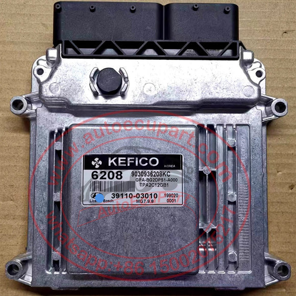 New 6208 ECU MG7.9.8 39110-03010 for Hyundai i10 Electronic Control Module ECM 3911003010