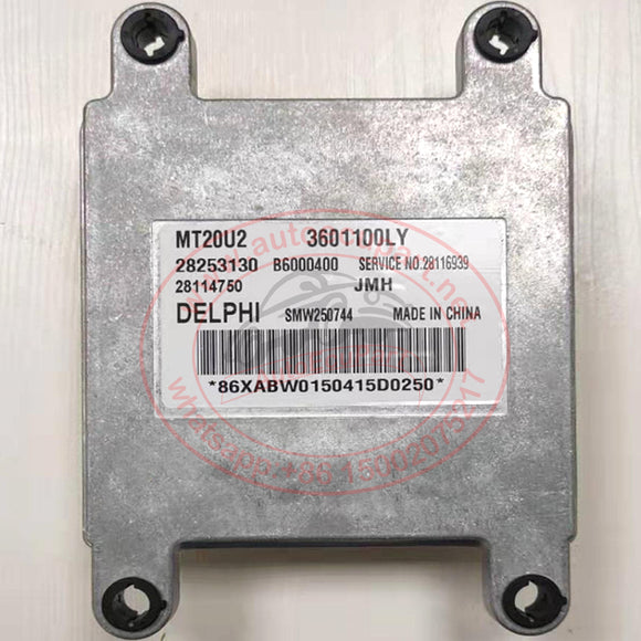 New Delphi MT20U2 ECU 28253130 3601100LY 28114750 SWM250744 28116939 for Jiangling Landwind X8 4G64 Engine