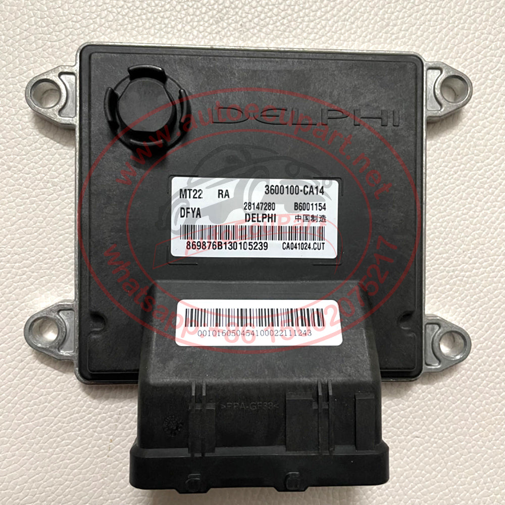 New Delphi MT22 ECU B6001154 3600100-CA14 28147280 CA041024.CUT for Do ...