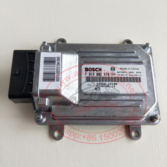 Original New Engine Computer BOSCH M7 ECU F01R00DA76 33920-C6500 DA465QE-1A for Changhe Furuida CH6390E4
