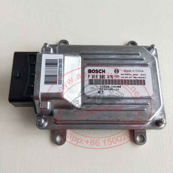Original New Engine Computer BOSCH M7 ECU F01RB0DA76 33920-C6500 DA465QE-1A for Changhe Furuida CH6390E4