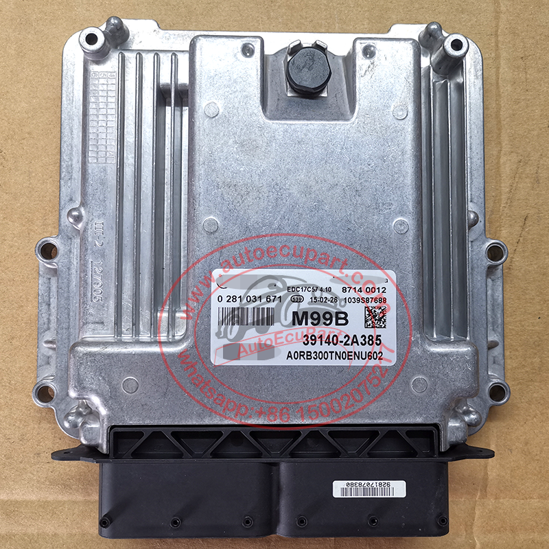 New OEM 39140-2A385 M99B ECU 0281031671 EDC17C57 for Hyundai Accent 1 ...