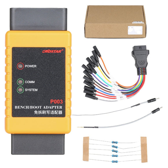 OBDSTAR P003 Kit Adapter for VW Audi Peugeot Citroen Mahindra ME17XX, MED17XX, EDC17XX, CONTINENTAL PCR2.1 Work with DC706 ECU Programmer