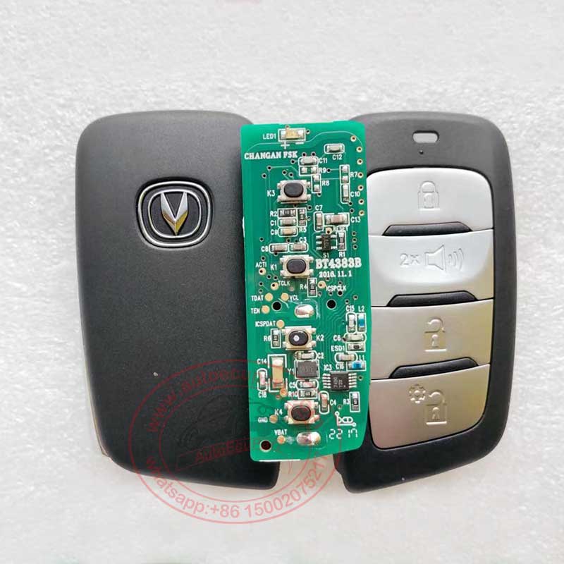 Original 3608030-BU05 Smart Key 433MHz 8A 4 Button for Changan Hunter ...