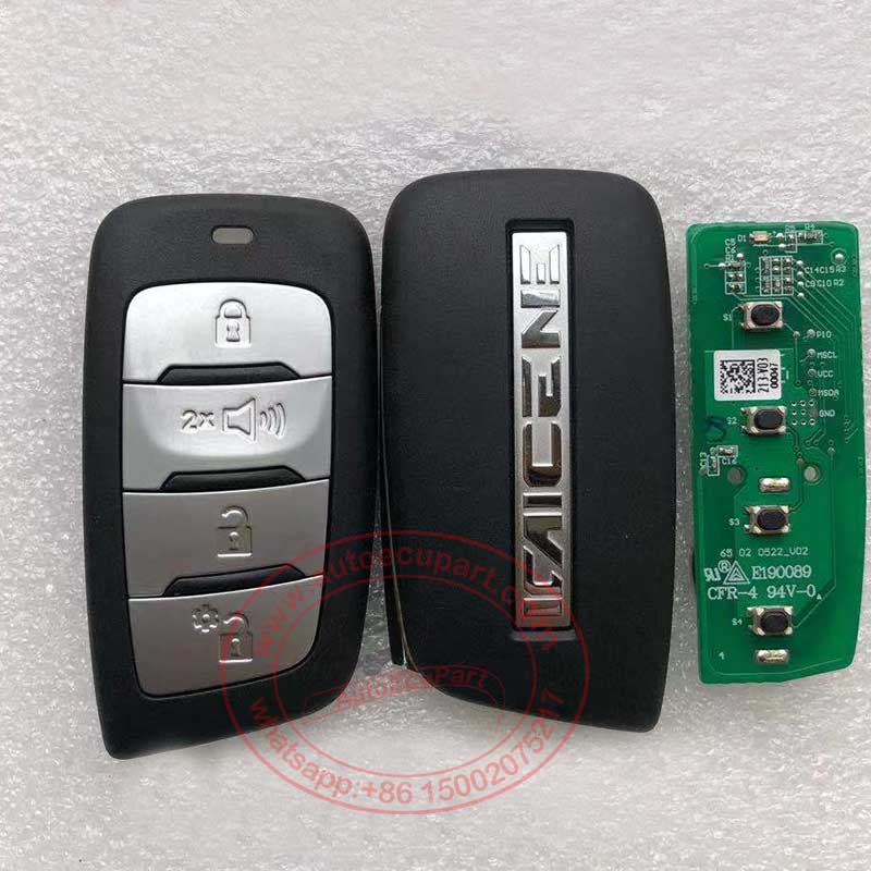 Original 3608030-BU31 Smart Key 4A 433MHz 4 Button for Changan Hunter ...