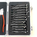 Original Lishi 16pcs/Kit Auto Car Door Lock Pick 2-in-1 Decoder Locksmith Tool [Suitcase]