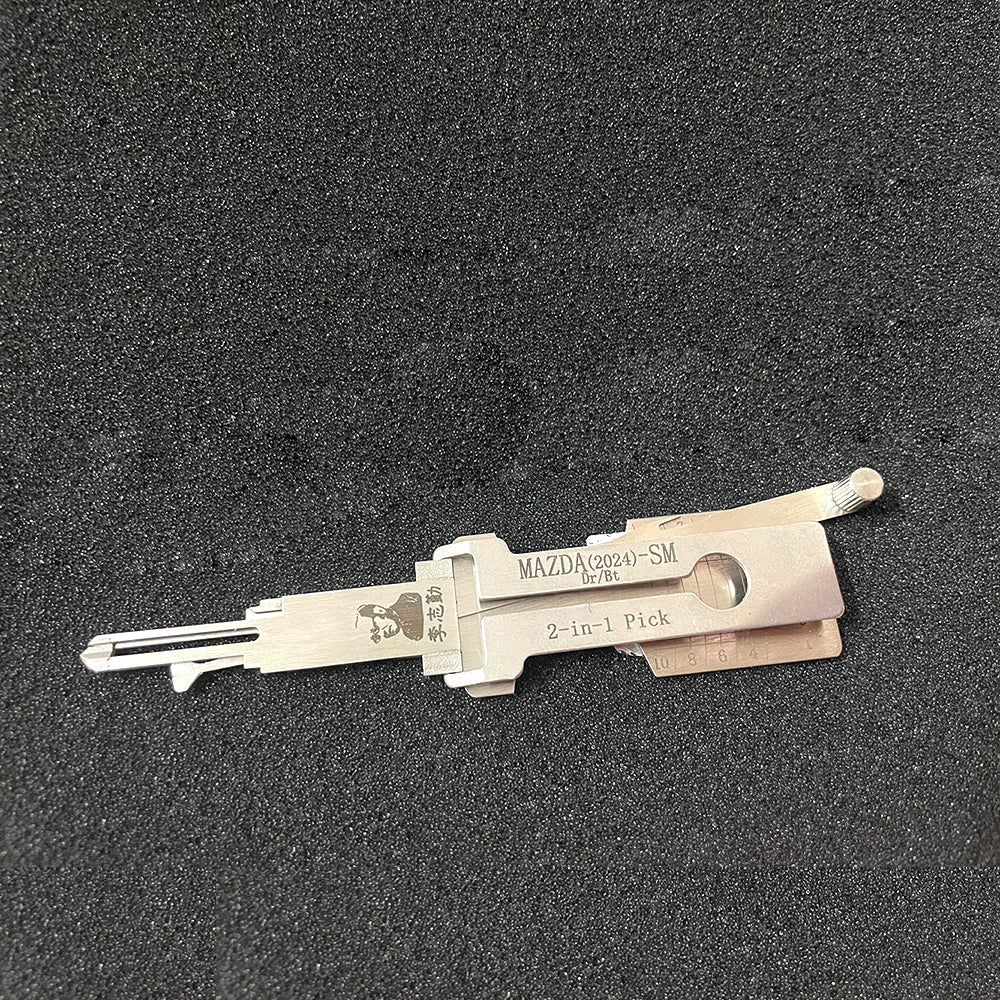 Original Lishi Mazda2024-SM for Mazda 2024+ 2-In-1 Pick Decoder 10 Cut ...