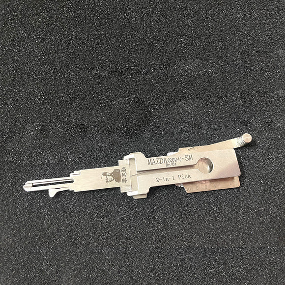 Original Lishi Mazda2024-SM for Mazda 2024+ 2-In-1 Pick Decoder 10 Cut Door