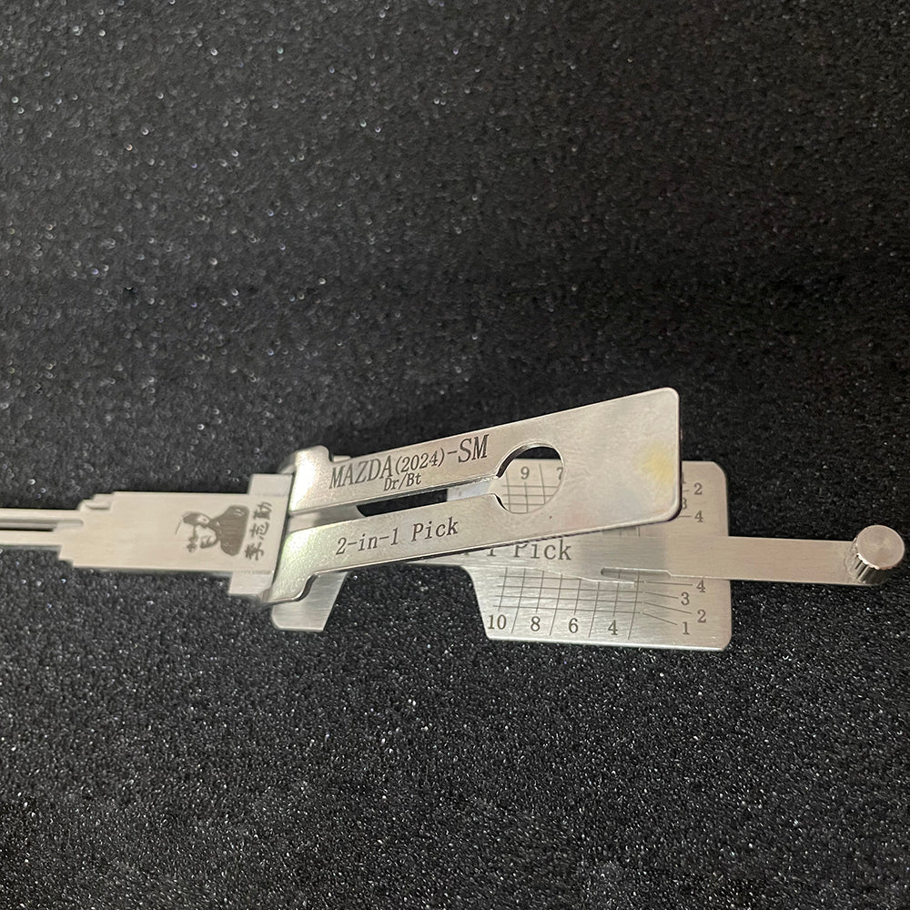 Original Lishi Mazda2024-SM for Mazda 2024+ 2-In-1 Pick Decoder 10 Cut ...
