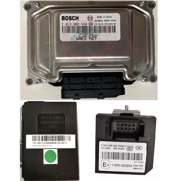 Original New ECU F01R00DN90 1026200GH051 + BCM 3608100U8510, JAC-L22008 + Immo box 3605100U8510 for JAC A30